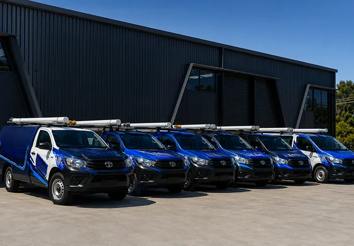 The van fleet that covers Kensington